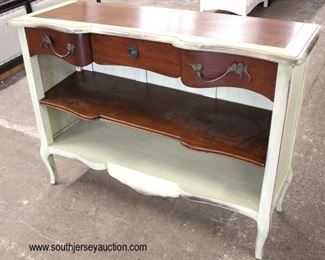  NEW “Furniture Classic Limited Norfolk, VA” French Provincial Style One Drawer Decorator Sever

Auction Estimate $200-$400 – Located Inside 