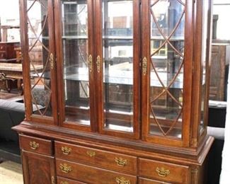  8 Piece “American Drew Furniture” Mahogany Ball and Claw Dining Room Set

Auction Estimate $400-$800 – Located Inside 