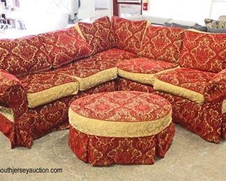  Decorator Upholstered Sectional with Round Ottoman

Auction Estimate $100-$300 – Located Inside 