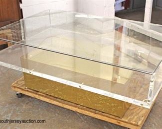  Lucite “Lillian Augusta” Modern Design Coffee Table with Brass Base

Auction Estimate $300-$600 – Located Inside 