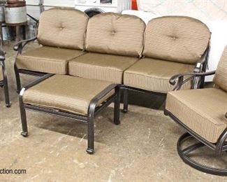  NEW NICE 4 Piece Patio Set includes Sofa, Arm Chair, Swivel Chair and Ottoman

Auction Estimate $400-$800 – Located Inside 