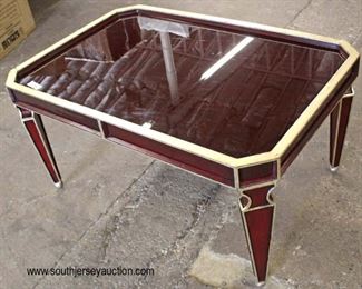  Decorator Coffee Table with Painted Gold Accents

Auction Estimate $100-$200 – Located Inside 