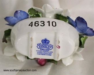  Fine Bone China “Aynsley” England Hand Painted Small Porcelain Flowers

Auction Estimate $20-$80 – Located Inside 