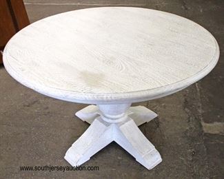  NEW White Washed Round Country Style Breakfast Table

Auction Estimate $100-$300 – Located Inside 