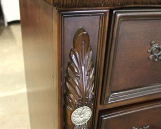  NEW Mahogany Finish Carved High Chest

Auction Estimate $100-$300 – Located Inside 