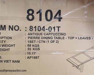  NEW in Box Antique Cappuccino Dining Room Table

Auction Estimate $100-$300 – Located Inside 