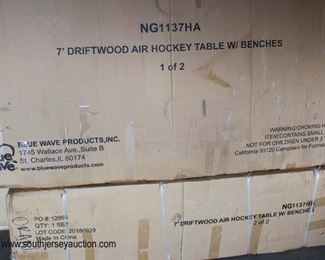 NEW 7 Foot Driftwood Air Hockey Table with Benches

Auction Estimate $300-$600 – Located Inside 
