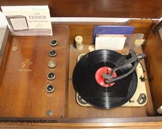  VINTAGE “Fisher” Stereo Record Player

Auction Estimate $100-$300 – Located Inside 