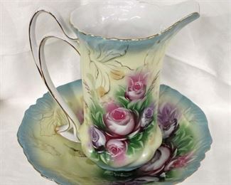  Hand Painted Pitcher with Under Plate

Auction Estimate $50-$100 – Located Inside 