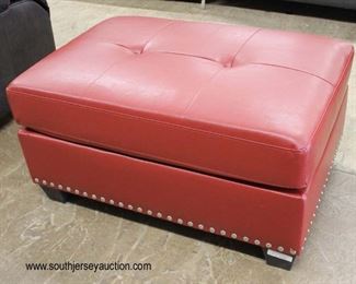  NEW Red Leather Decorator Ottoman

Auction Estimate $50-$100 – Located Inside 