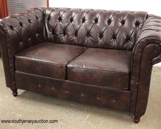  NEW Chesterfield Style Button Tufted Leather Loveseat

Auction Estimate $300-$600 – Located Inside 