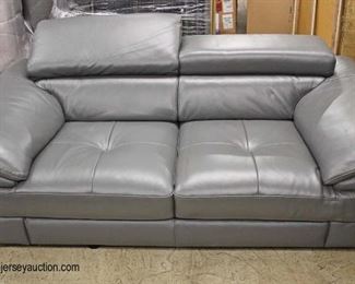  NEW Grey Leather Modern Design Loveseat with Adjustable Head Rest

Auction Estimate $300-$600 – Located Inside 