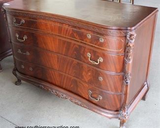  Burl Mahogany High Chest and Low Chest in the French Style

Auction Estimate $200-$400 – Located Dock 