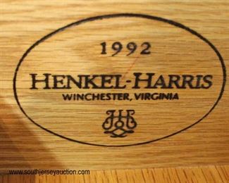 SOLID Mahogany “Henkel Harris Furniture” 7 Drawer Lingerie Chest 

Auction Estimate $400-$800 – Located Inside 

