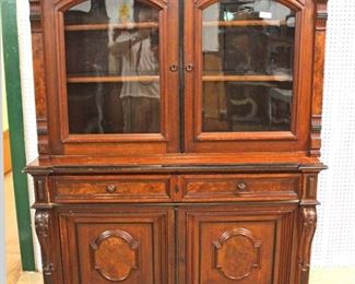 ANTIQUE 2 Piece Walnut Butlers Bookcase 

Auction Estimate $300-$600 – Located Inside 
