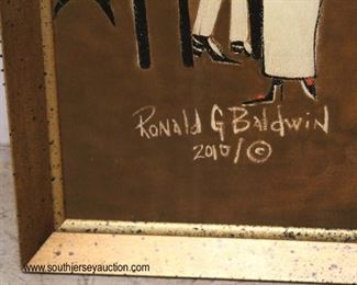 Oil on Canvas Signed by “Ronald G. Baldwin” 

Auction Estimate $200-$400 – Located Inside 
