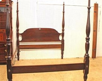 QUALITY “Cara-Craft Furniture” SOLID Mahogany 4 Poster Queen Bed 

Auction Estimate $300-$600 – Located Inside 

