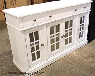  NEW Paint Decorated 4 Door Glass Front Buffet by “Liberty Furniture”

Located Inside – Auction Estimate $200-$400 