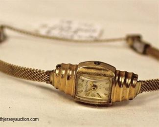  Bulova 10K Gold Filled Watch

Located Showcases – Auction Estimate $ 