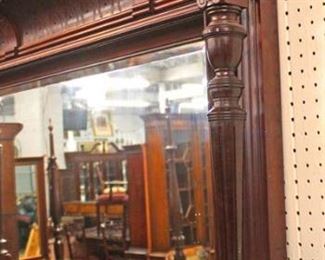  VERY NICE ANTIQUE Solid Mahogany Carved and Column Victorian 3 Drawer Dresser with High Back Mirror

Located Inside – Auction Estimate $200-$400

  