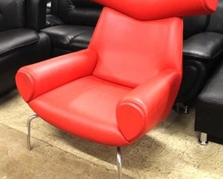  Ultra-Modern Design Red Leather Lounge Chair

Auction Estimate $200-$400 – Located Inside 