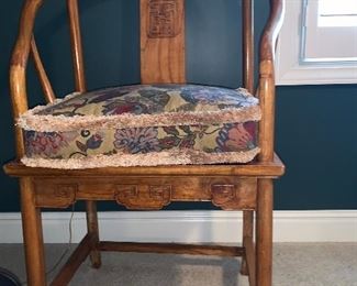 4 Asian style chairs