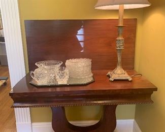 Antique Empire style game table/foyer table
