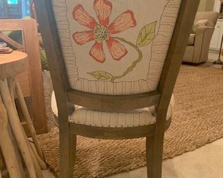 Hand painted French chair