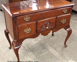  SOLID Mahogany Queen Anne Shell Carved 2 Drawer Low Boy

Auction Estimate $100-$300 – Located Inside 