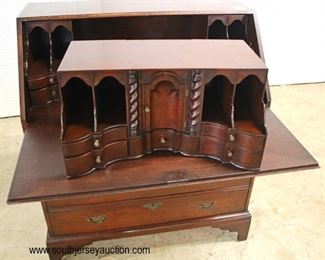  — RARE MODEL —

 Museum Reproduction authorized by Edison Institute Dearbon, Mich. Colonial Mfg. Co.

Longfellow Desk in the Mahogany with Inlay

Auction Estimate $300-$600 – Located Inside 