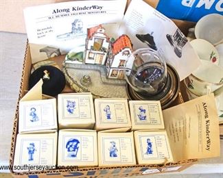  Box Lot of 1st Edition Hummel Goebel Miniature Figurines with Boxes, Along Kinderway Home Hummel, and Covered Globe Kit

Locaed Glassware – Auction Estimate $20-$80 