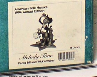  Disney American Folk Heroes 1994 Annual Edition, Melody Time

Pecos Bill and Widow Maker

Auction Estimate $20-$200 each – Located Glassware 