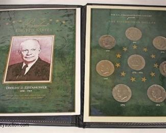  “The U.S. Commemorative Gallery” The 34th President Eisenhower Dollars in Book

Auction Estimate $10-$30 – Located Glassware 