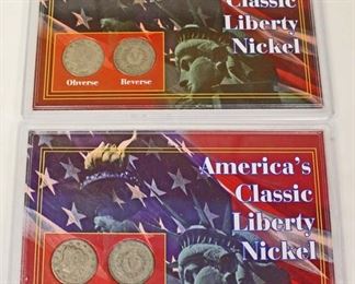  (2) America’s Classic Liberty Nickel

Auction Estimate $5-$10 – Located Glassware 