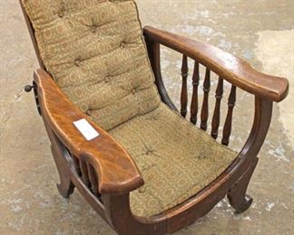  — UNIQUE —

ANTIQUE Oak Child’s Morris Chair

Auction Estimate $200-$400 – Located Inside 