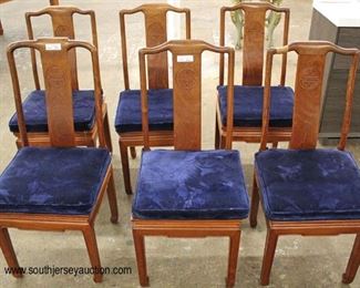  7 Piece Mahogany Asian Inspired Dining Room Table with 6 Chairs and 2 Leaves

Auction Estimate $200-$400 – Located Inside 