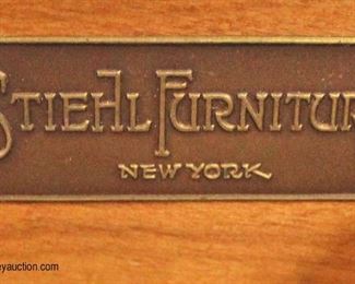  Mahogany “Stiehl Furniture New York” Bracket Foot 4 Drawer Flip Top Server

Auction Estimate $100-$300 – Located Inside 