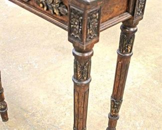  Mahogany Carved Decorator Console Table

Auction Estimate $200-$400 – Located Inside 