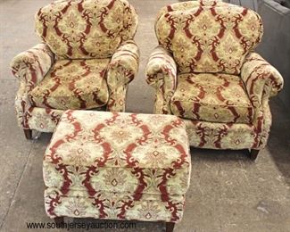  3 Piece “Harden Furniture” Upholstered Club Chairs with Ottoman

Auction Estimate $300-$500 – Located Inside 