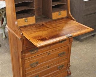  ANTIQUE Oak Victorian 4 Drawer Fall Front Desk

Auction Estimate $200-$500 – Located Inside 