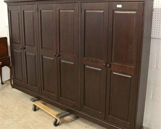 Oak Custom Made 6 Door Panel Front Collectors Cabinet with all Glass Shelves

Auction Estimate $200-$400 – Located Inside