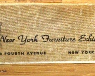 Mid Century Modern “New York Exhibit Corp.”

Danish Walnut 2 over 3 Drawers Step Back 6 Drawer Chest

Auction Estimate $200-$400 – Located Inside