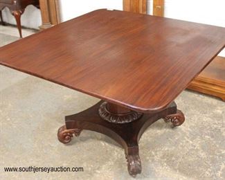ANTIQUE Empire Carved Foot Burl Mahogany Tilt Top Breakfast Table

Auction Estimate $200-$400 – Located Inside
