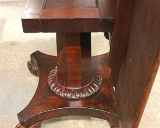 ANTIQUE Empire Carved Foot Burl Mahogany Tilt Top Breakfast Table

Auction Estimate $200-$400 – Located Inside