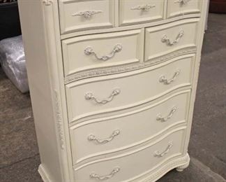  Decorator Serpentine Front Contemporary Carved 8 Drawer High Chest

Auction Estimate $200-$400 – Located Inside 