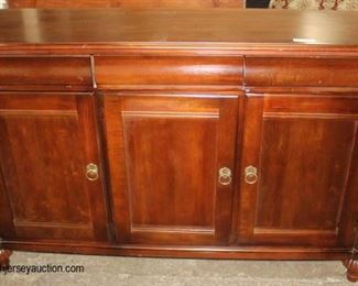  Mahogany “Ethan Allen Furniture – Made in America” 3 Door 3 Drawer Buffet

Auction Estimate $200-$400 – Located Inside 