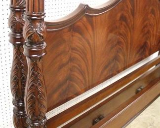  NICE Burl Mahogany Carved King Size Poster Bed

Auction Estimate $300-$600 – Located Inside 