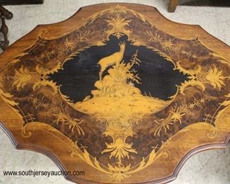  ANTIQUE Highly Inlaid Rosewood Mahogany and Satinwood Black Forest Parlor Table

Auction Estimate $300-$600 – Located Inside 