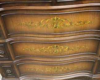  Paint Decorated Walnut Step Back High Chest

Auction Estimate $200-$400 – Located Inside 