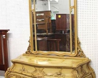  2 Piece Painted Decorated Italian 3 Drawer Console with Mirror

Auction Estimate $300-$600 – Located Inside 